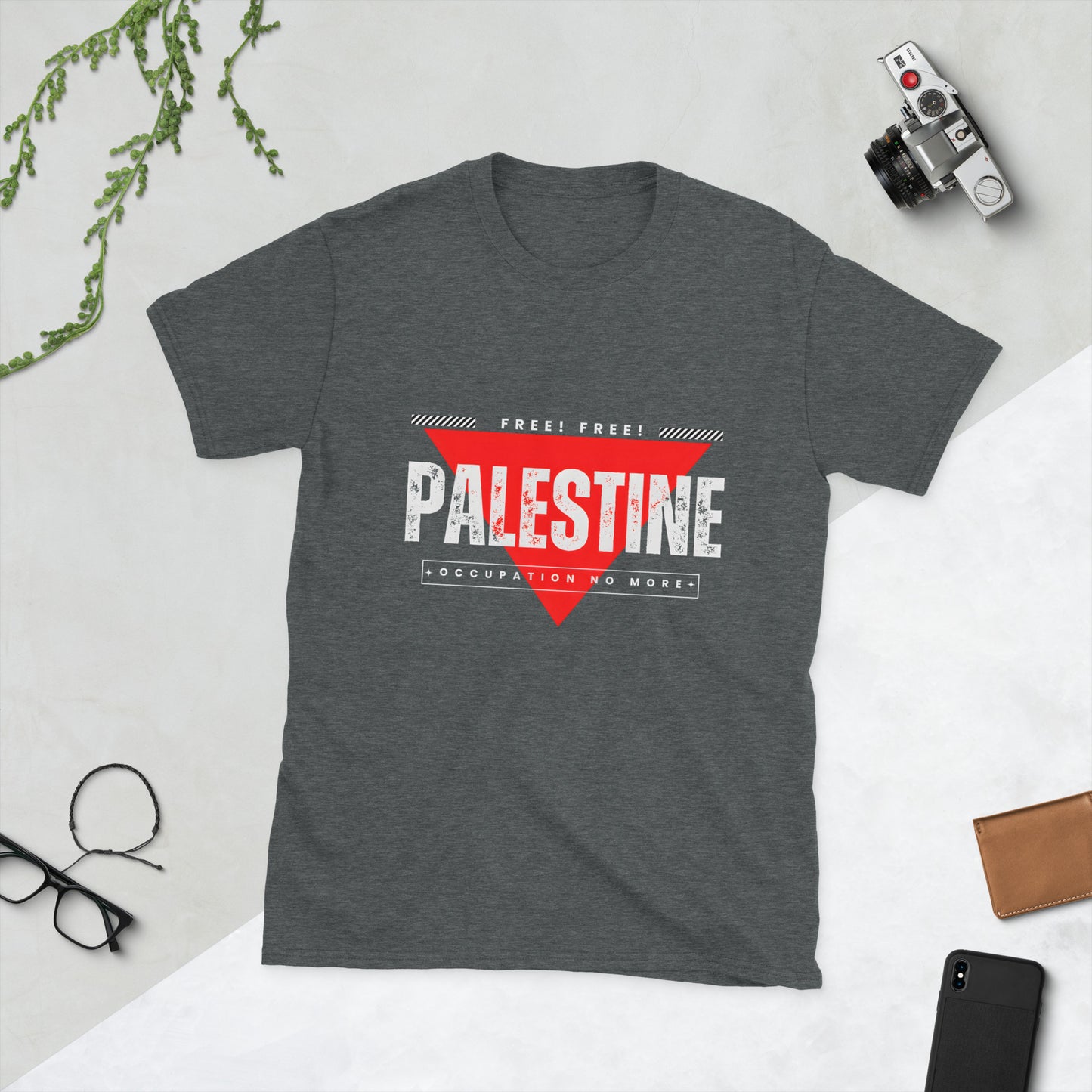 Short-Sleeve Unisex T-Shirt, Palestine Freedom T-shirt, Free Palestine, Palestine gift