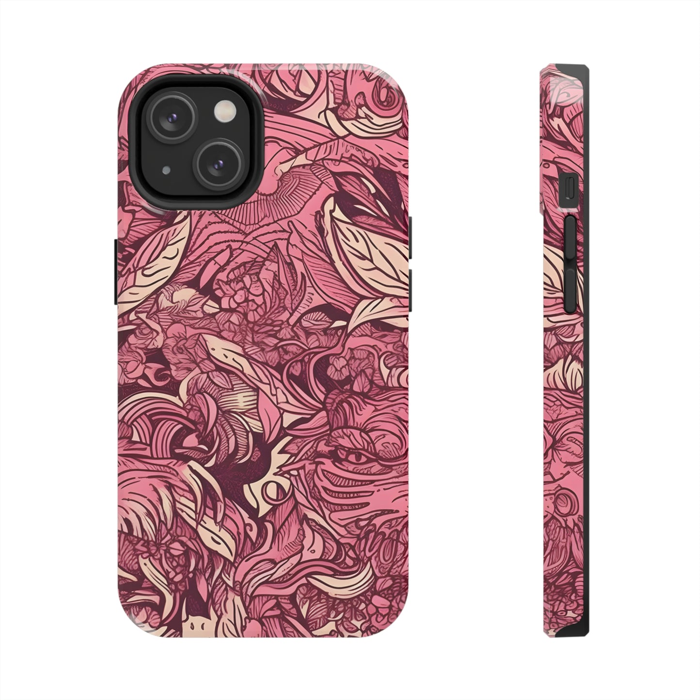 Pink camouflage pattern, Tough Phone Cases, Case-Mate