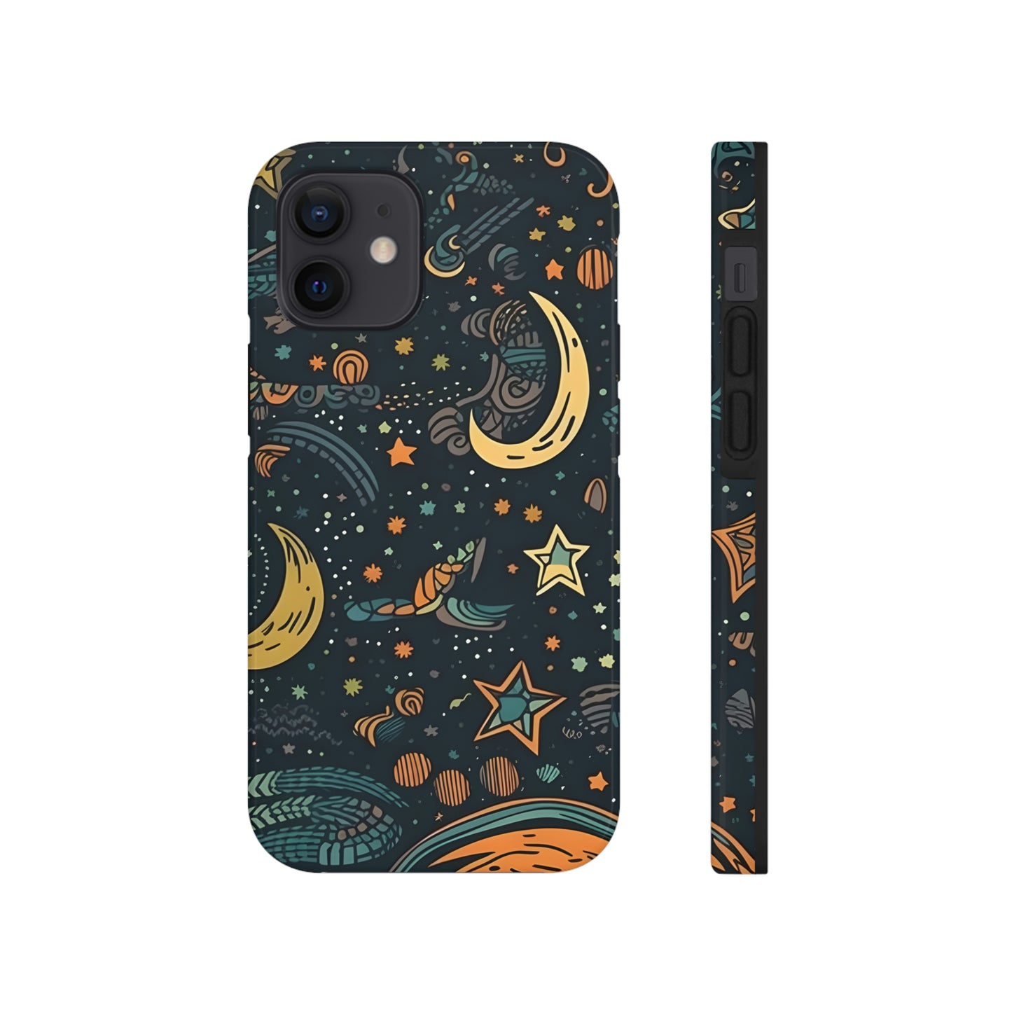 Star, Moon pattern, Tough Phone Cases, Case-Mate