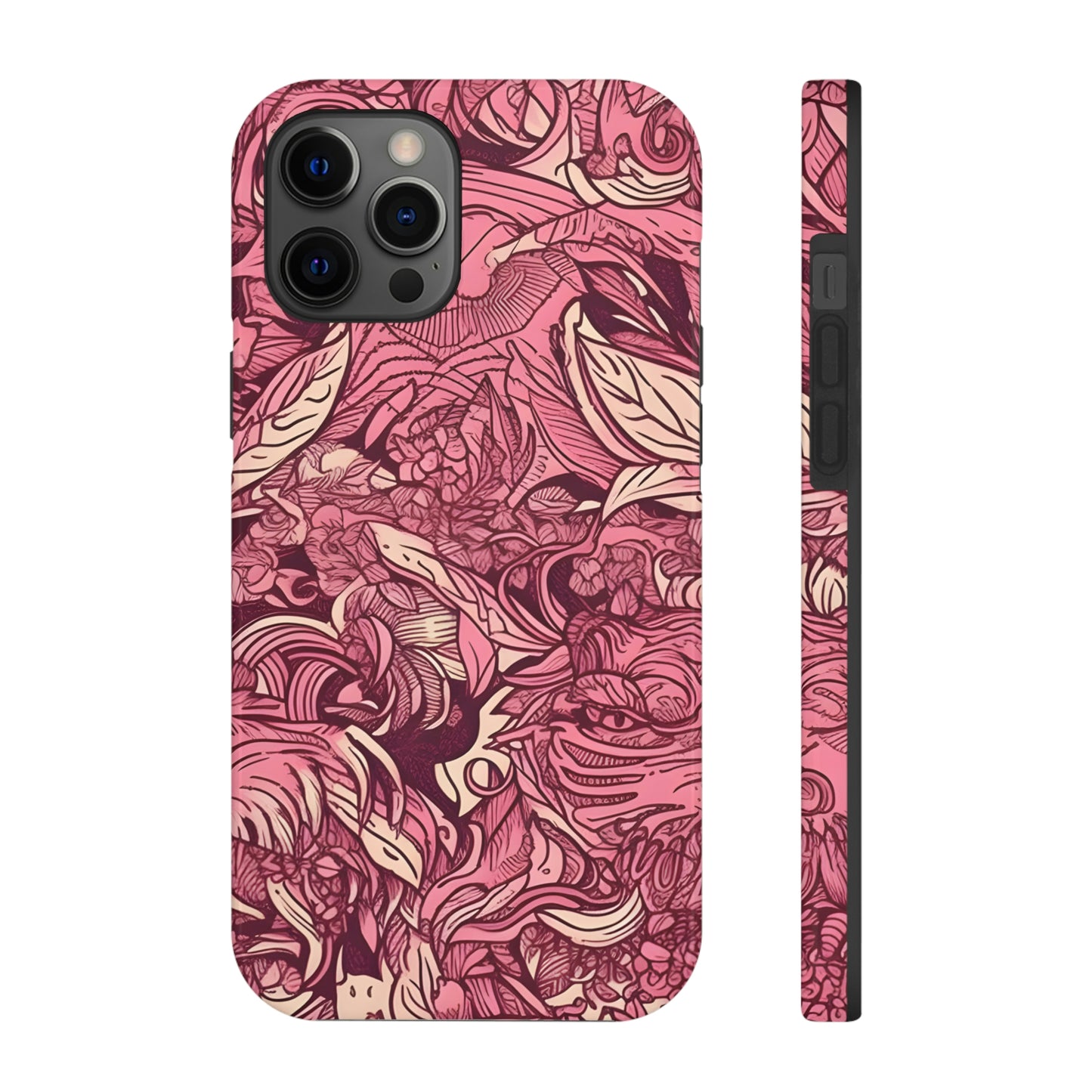 Pink camouflage pattern, Tough Phone Cases, Case-Mate