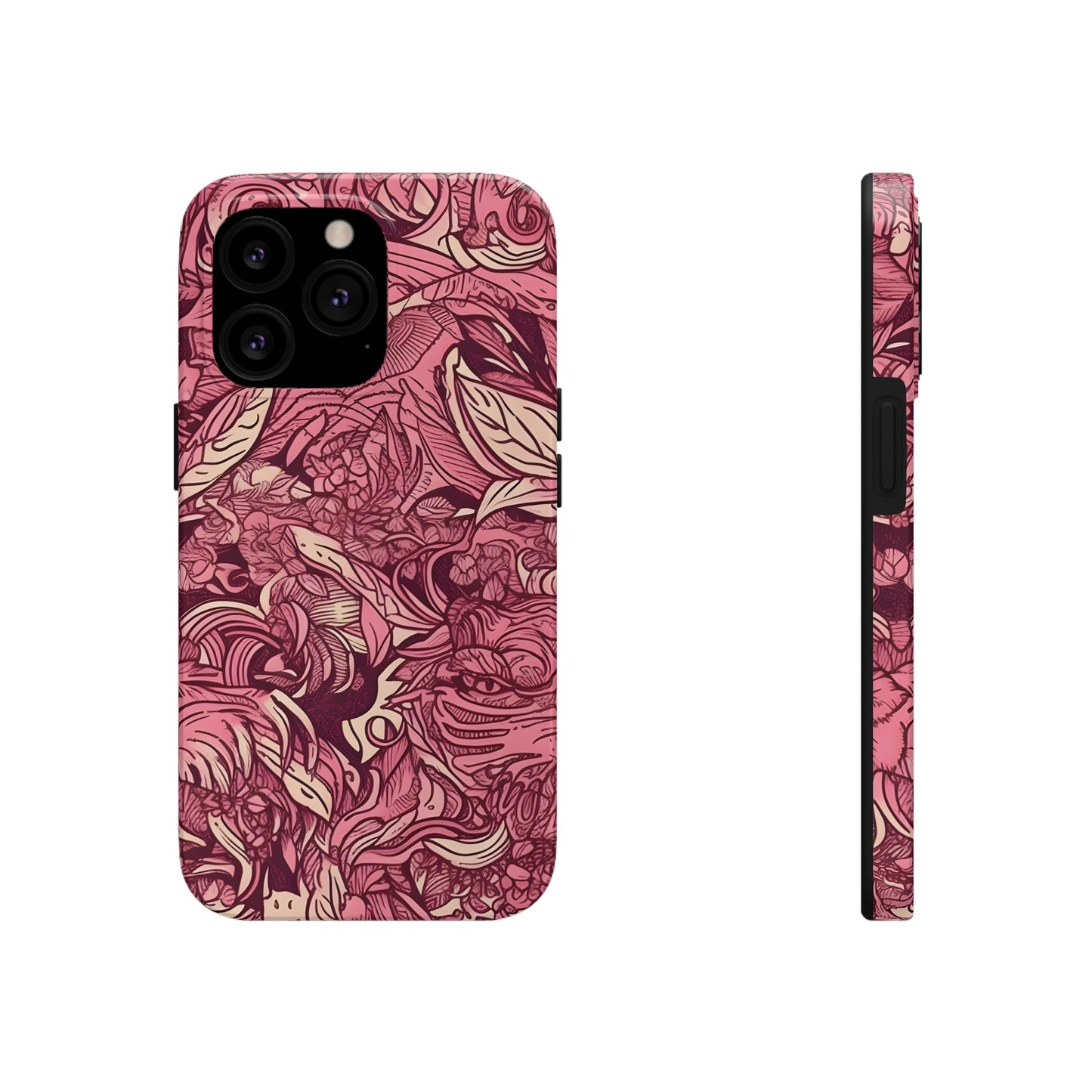 Pink camouflage pattern, Tough Phone Cases, Case-Mate