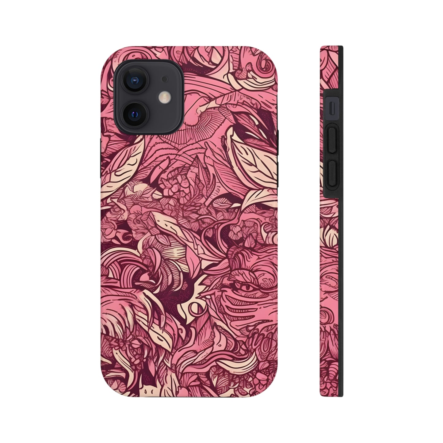 Pink camouflage pattern, Tough Phone Cases, Case-Mate