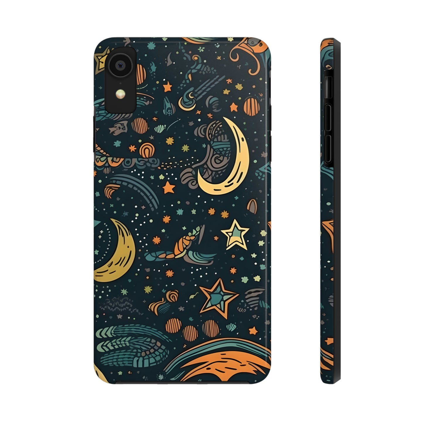 Star, Moon pattern, Tough Phone Cases, Case-Mate