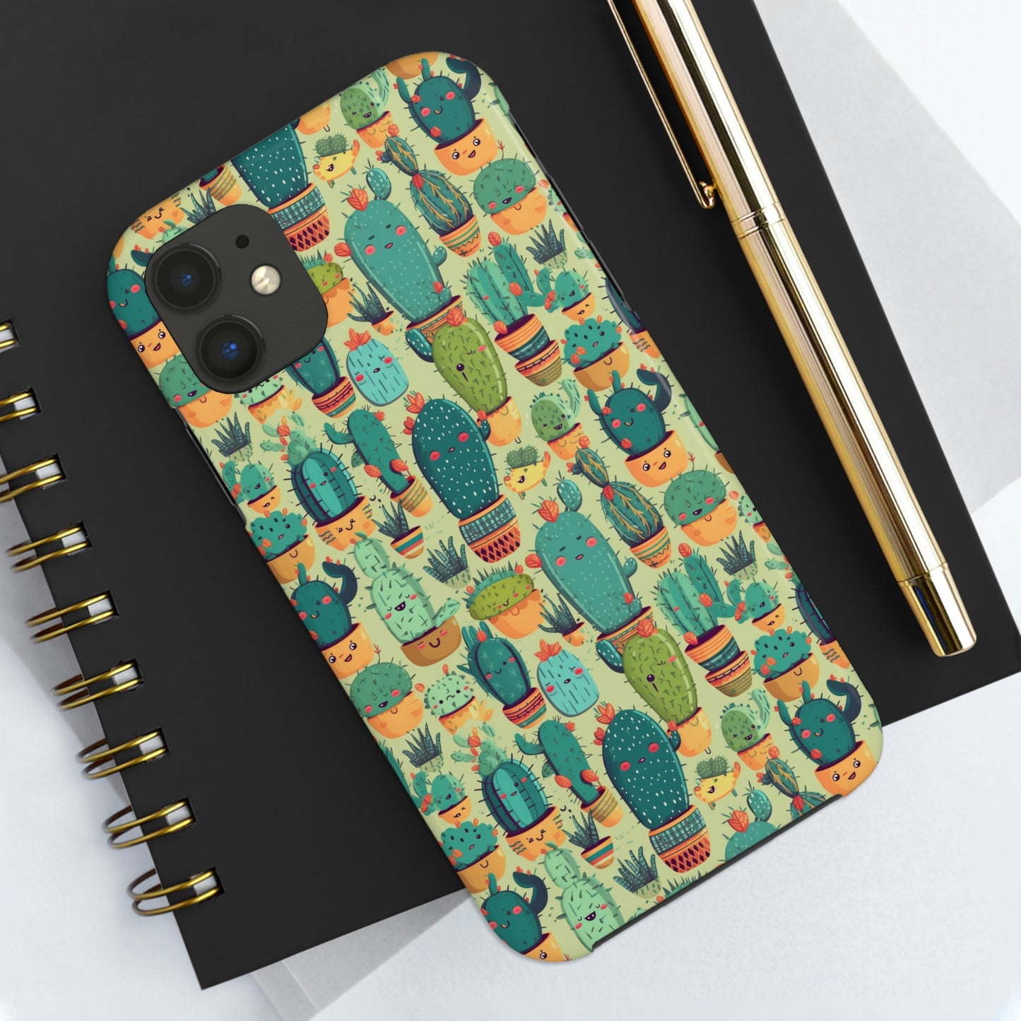 Cute Cactus pattern, Tough Phone Cases, Case-Mate