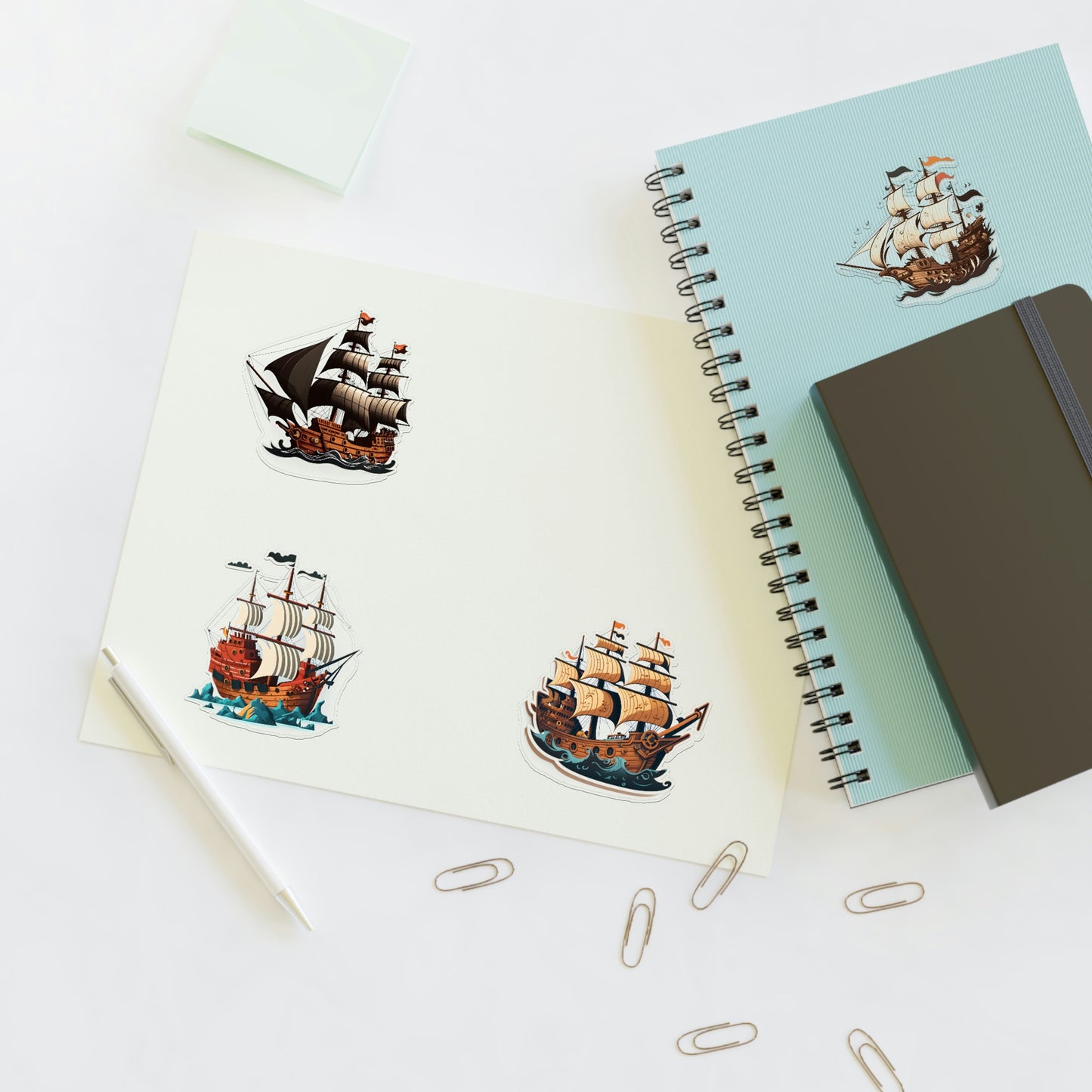 Pirate Ship Sticker, Sticker Sheets