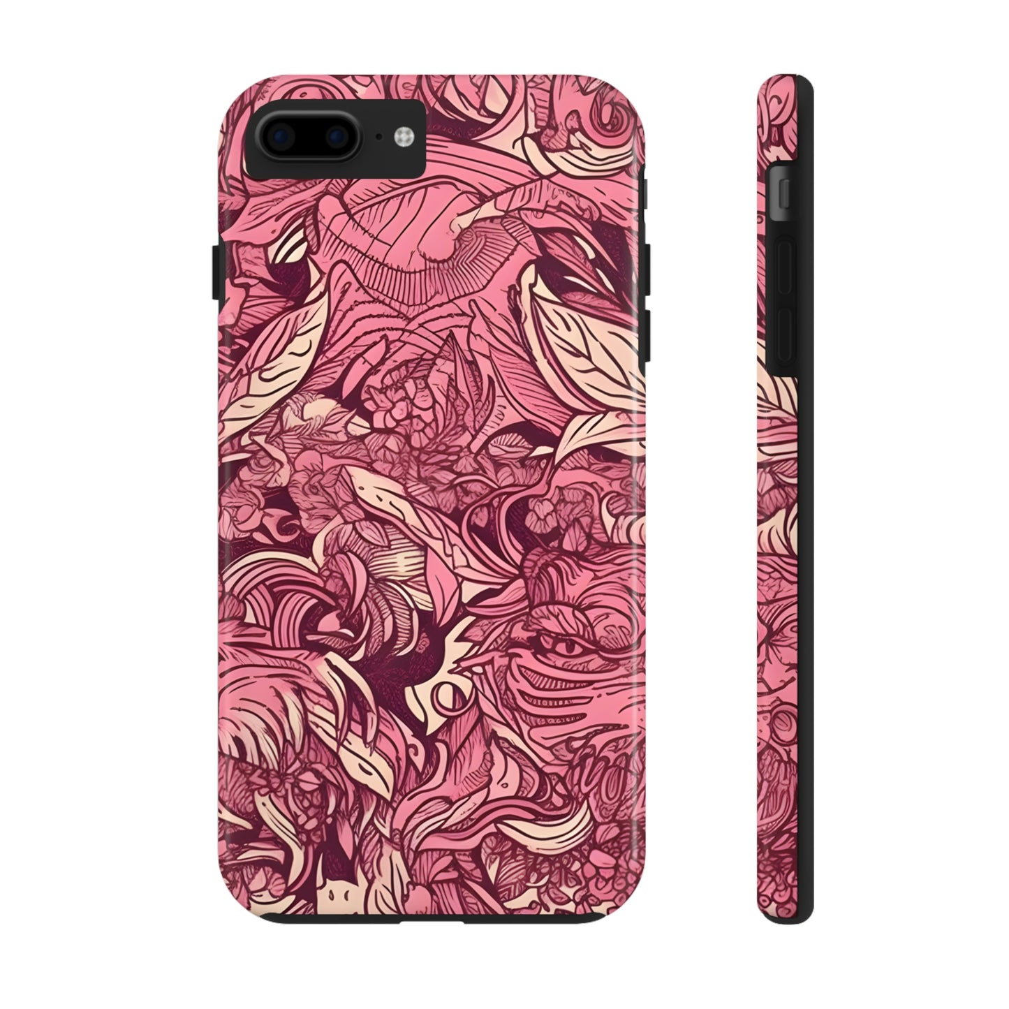 Pink camouflage pattern, Tough Phone Cases, Case-Mate