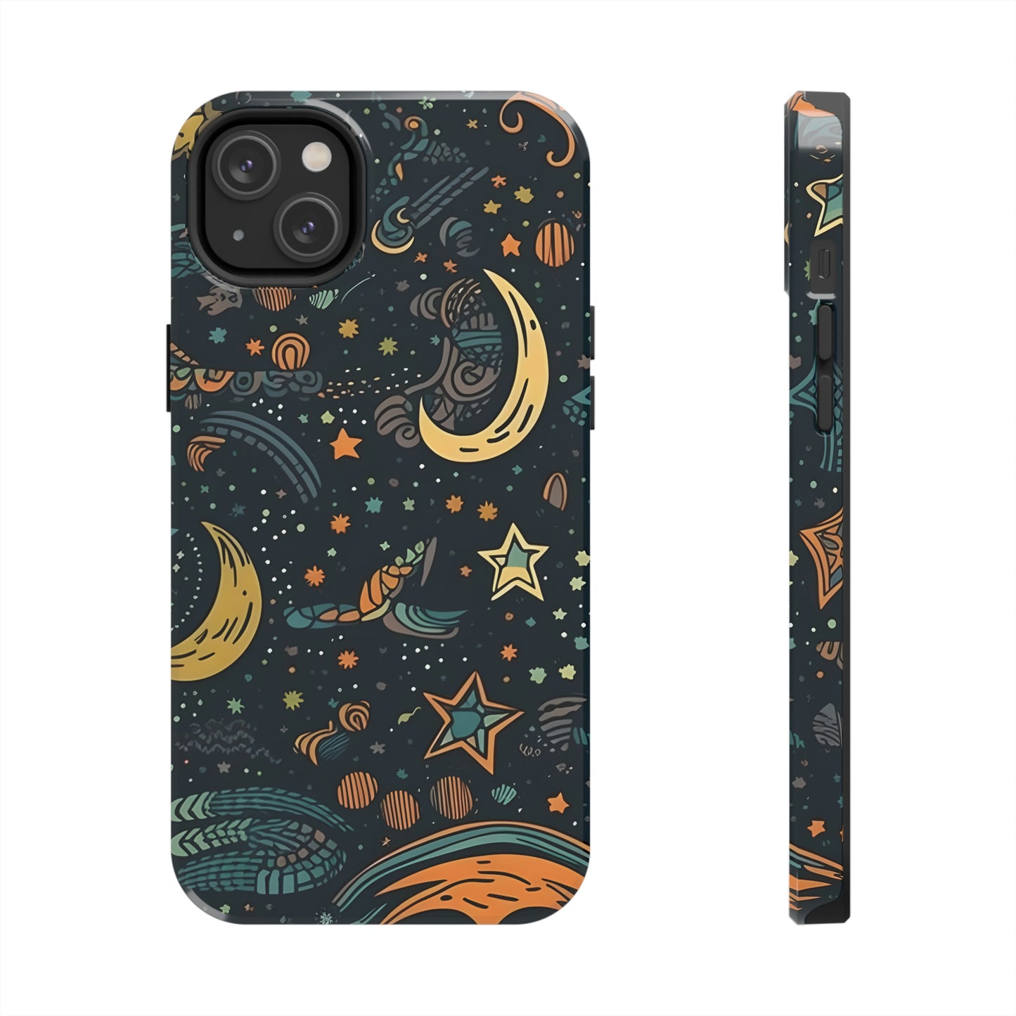 Star, Moon pattern, Tough Phone Cases, Case-Mate