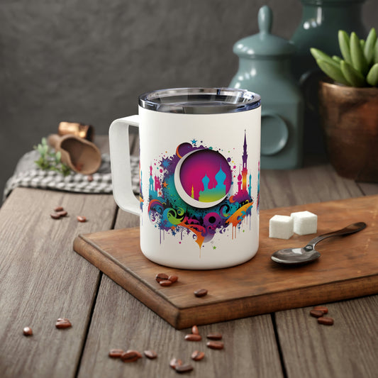 Ramadan and Eid Mug, Insulated Coffee Mug, 10oz