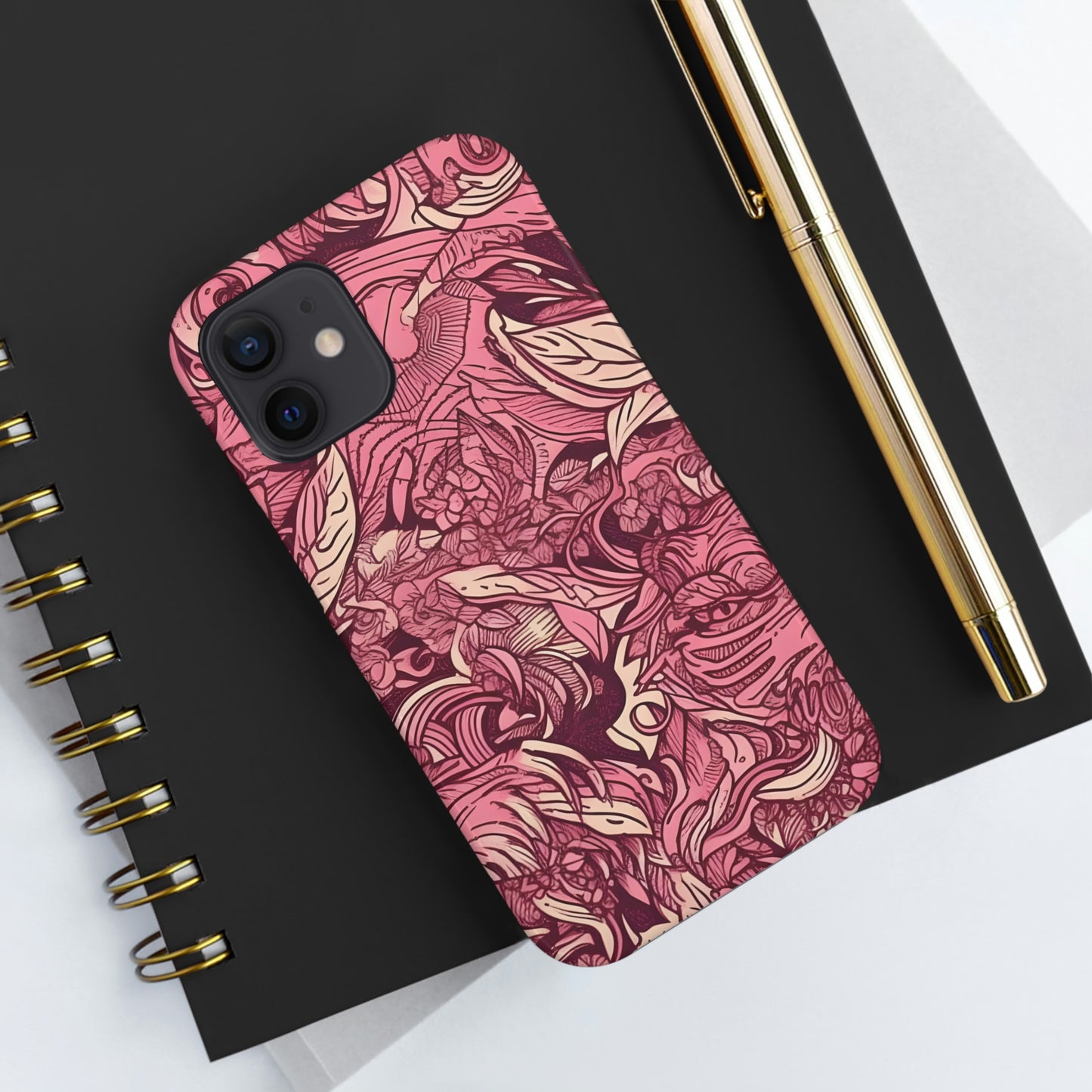 Pink camouflage pattern, Tough Phone Cases, Case-Mate