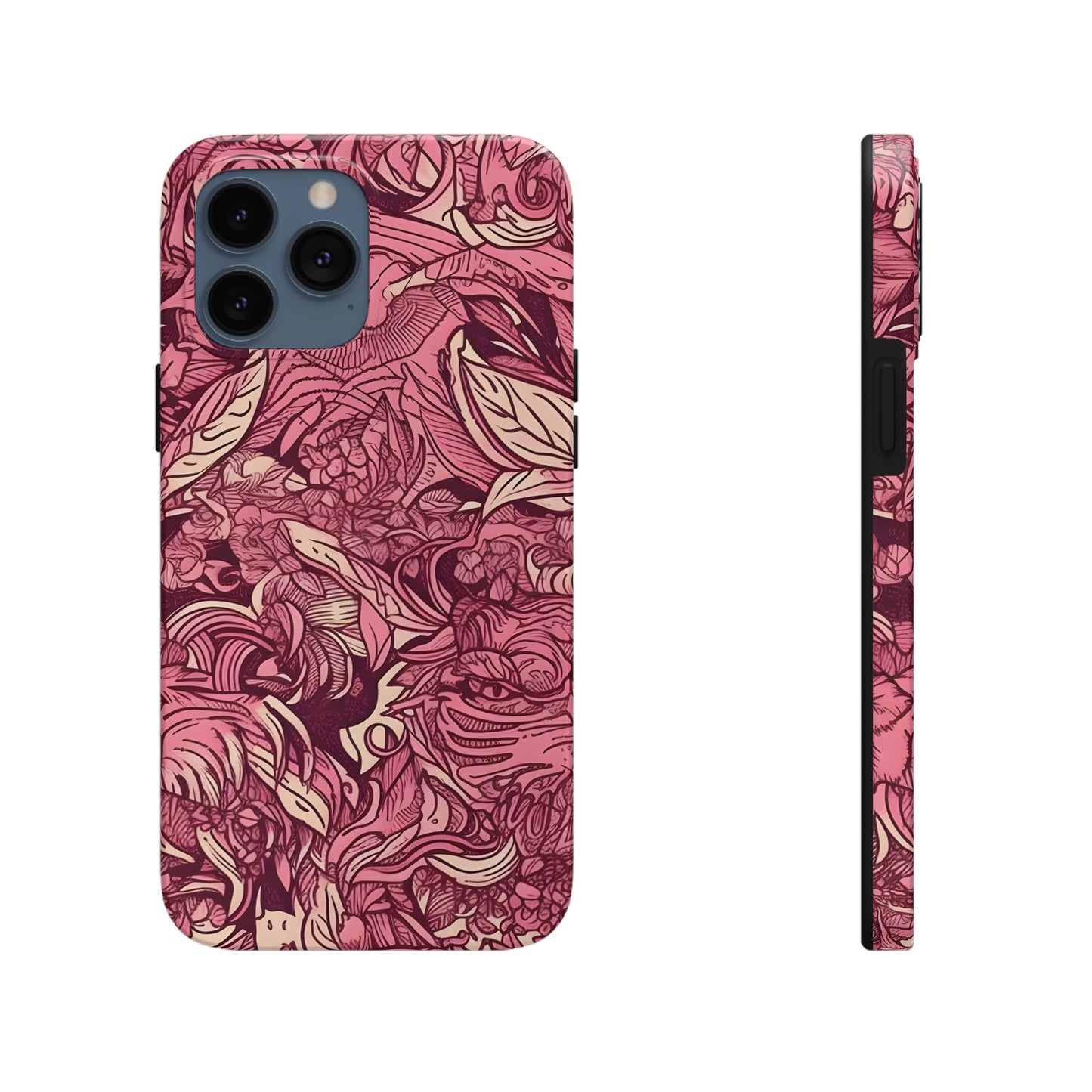 Pink camouflage pattern, Tough Phone Cases, Case-Mate