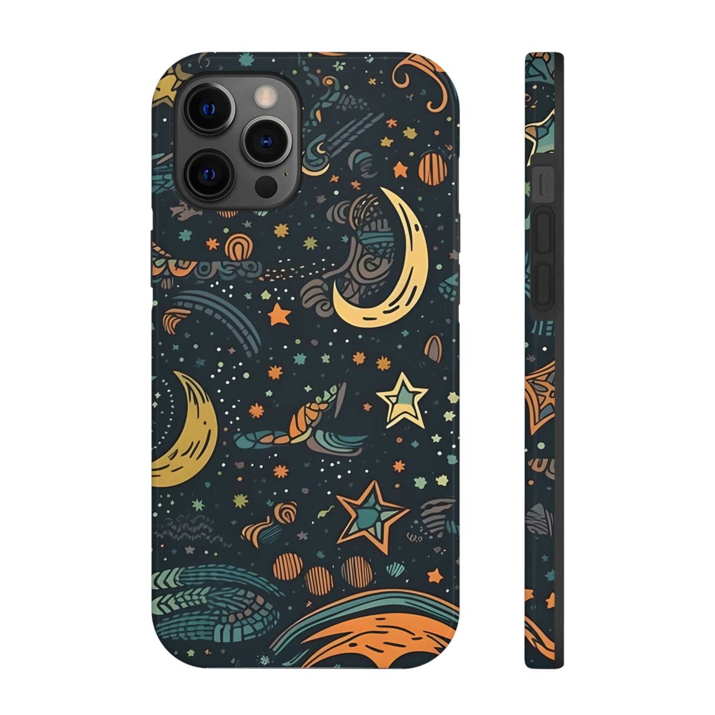 Star, Moon pattern, Tough Phone Cases, Case-Mate