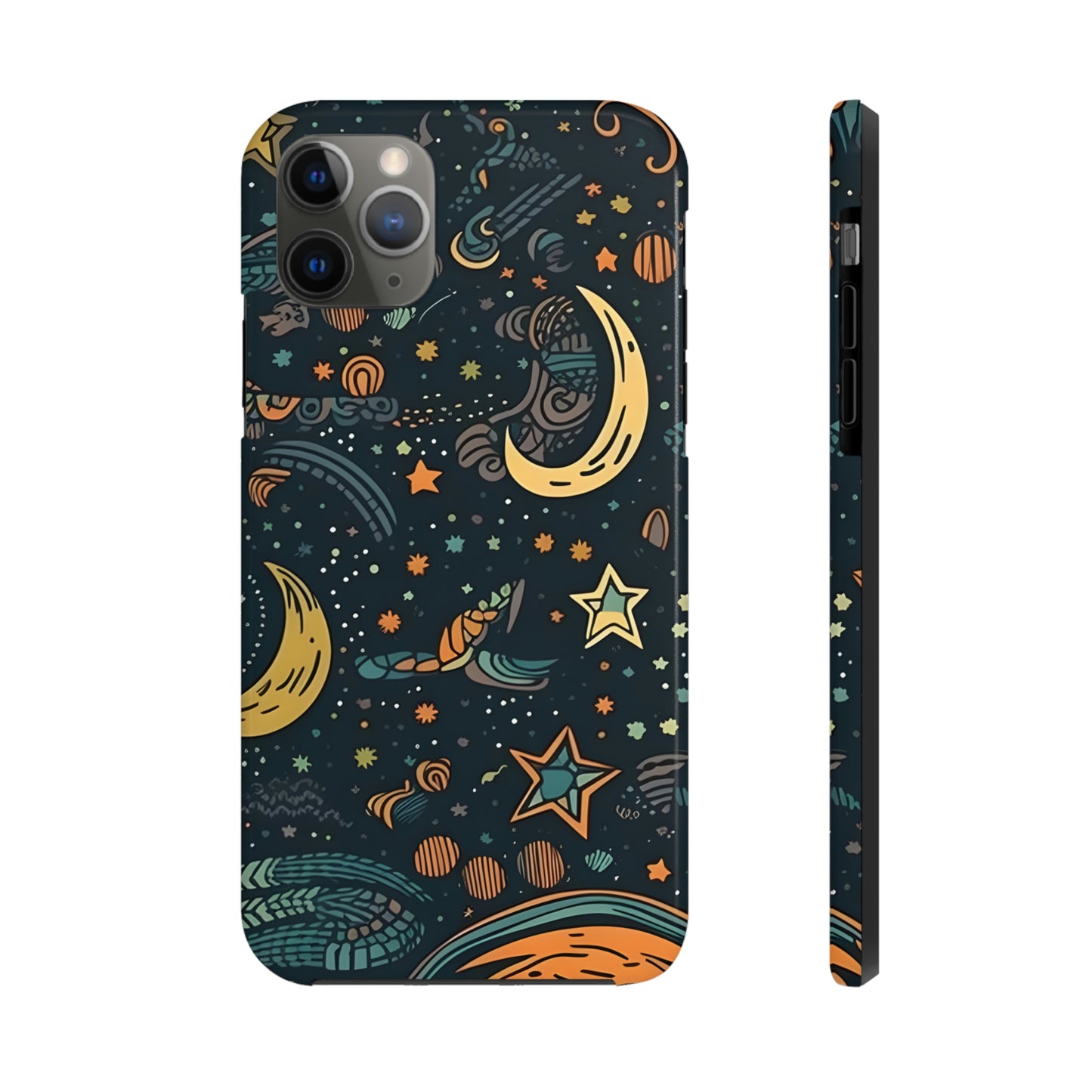 Star, Moon pattern, Tough Phone Cases, Case-Mate