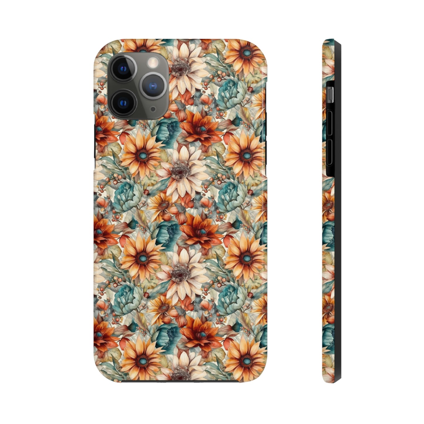 Flower Pattern, Tough Phone Cases, Case-Mate