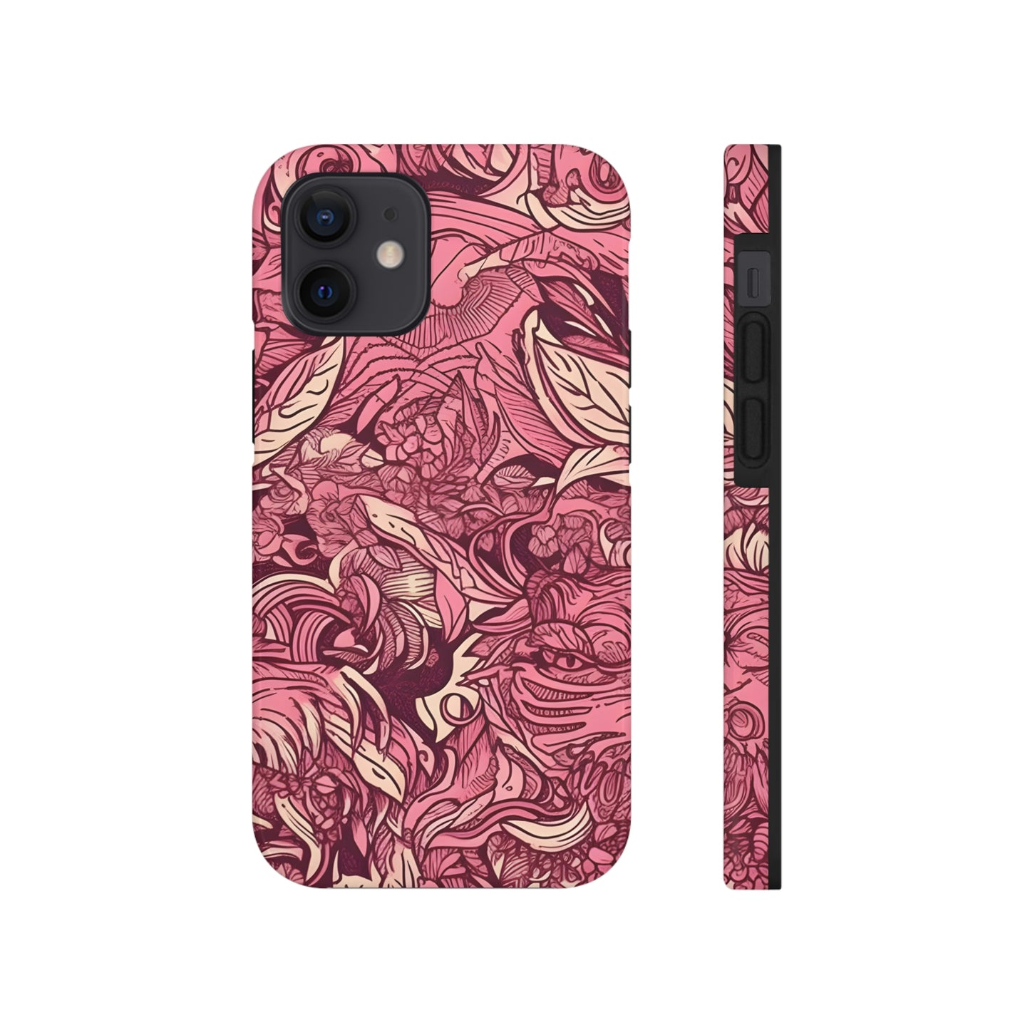 Pink camouflage pattern, Tough Phone Cases, Case-Mate